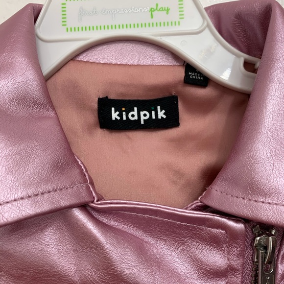 Pink faux leather jacket - Picture 5 of 7